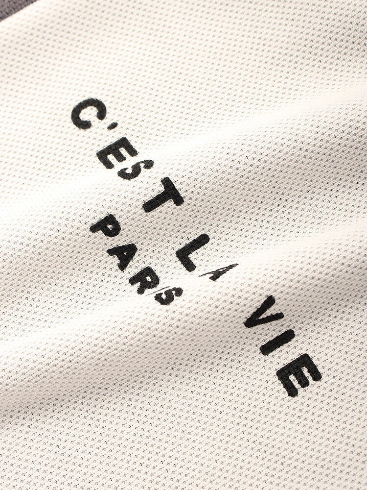 Cest la vie - Dubble stripe Paris T-Shirt - Image 3
