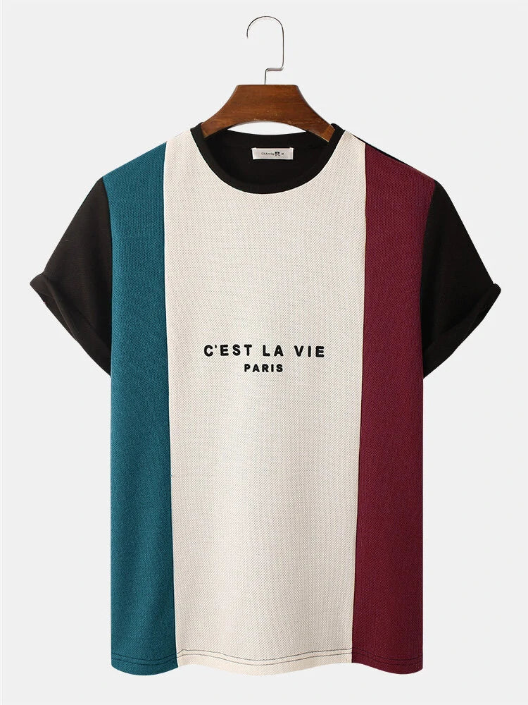 Cest la vie - Dubble stripe Paris T-Shirt - Image 4