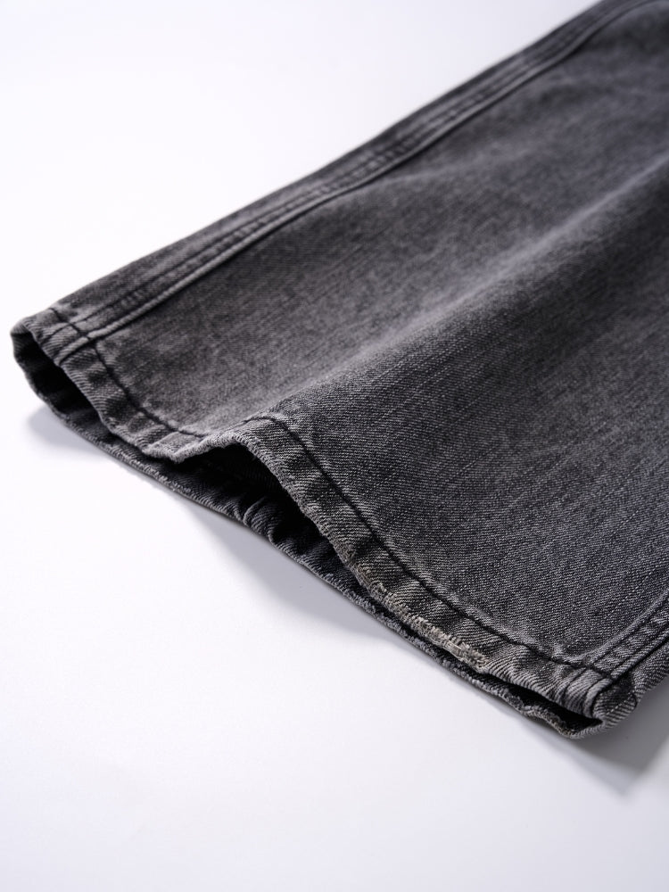 DCRB Baggy Denim Jeans - Black/Grey - Image 13