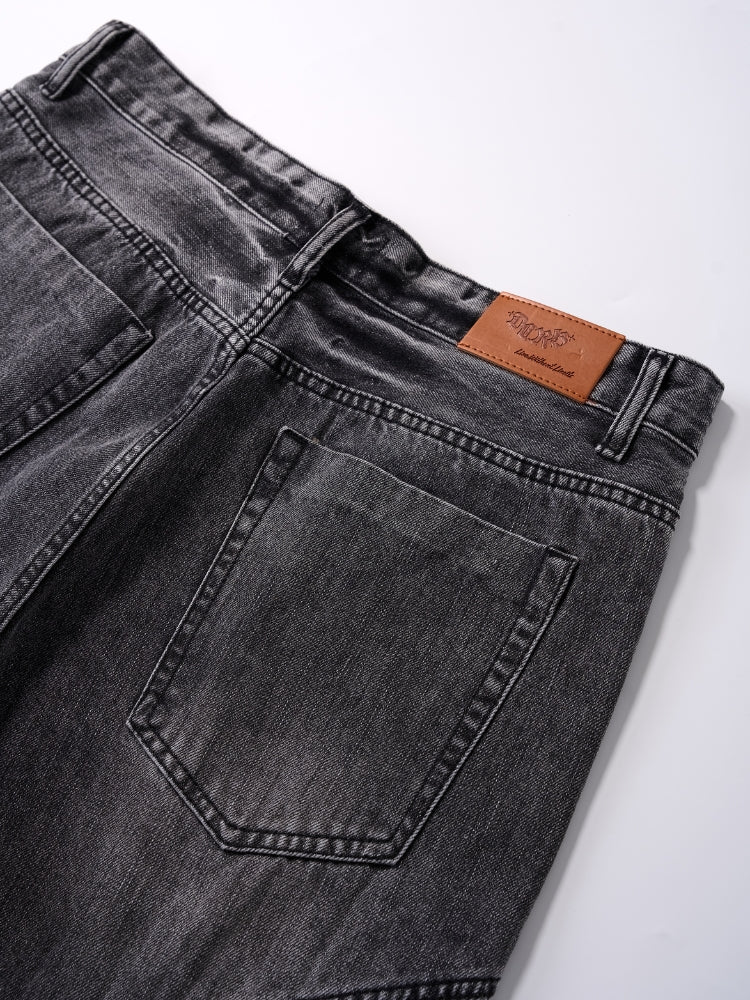 DCRB Baggy Denim Jeans - Black/Grey - Image 15