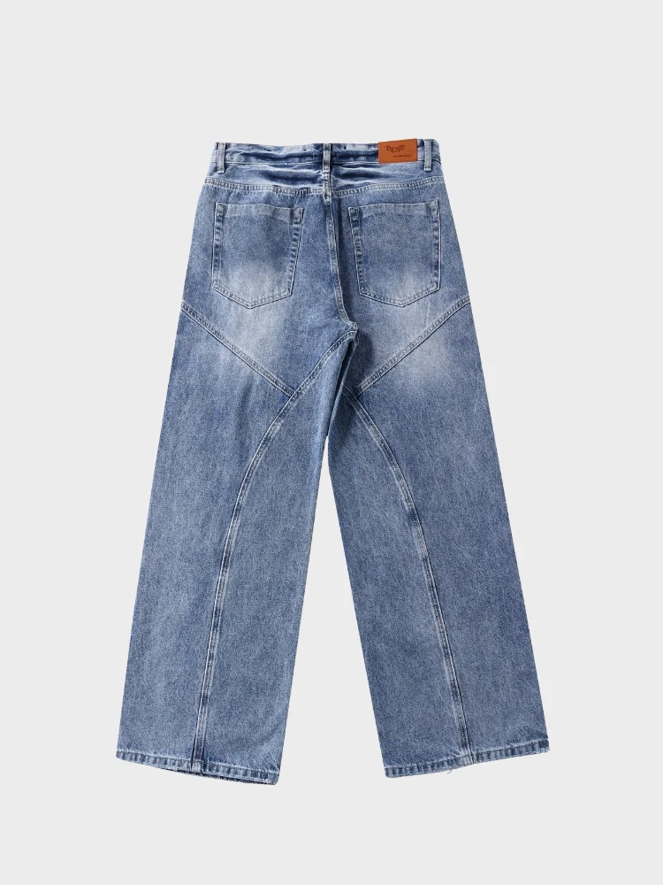 DCRB Baggy Denim Jeans - Grey/Blue - Image 10