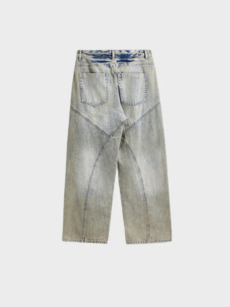 DCRB Baggy Denim Jeans - Light Grey - Image 3