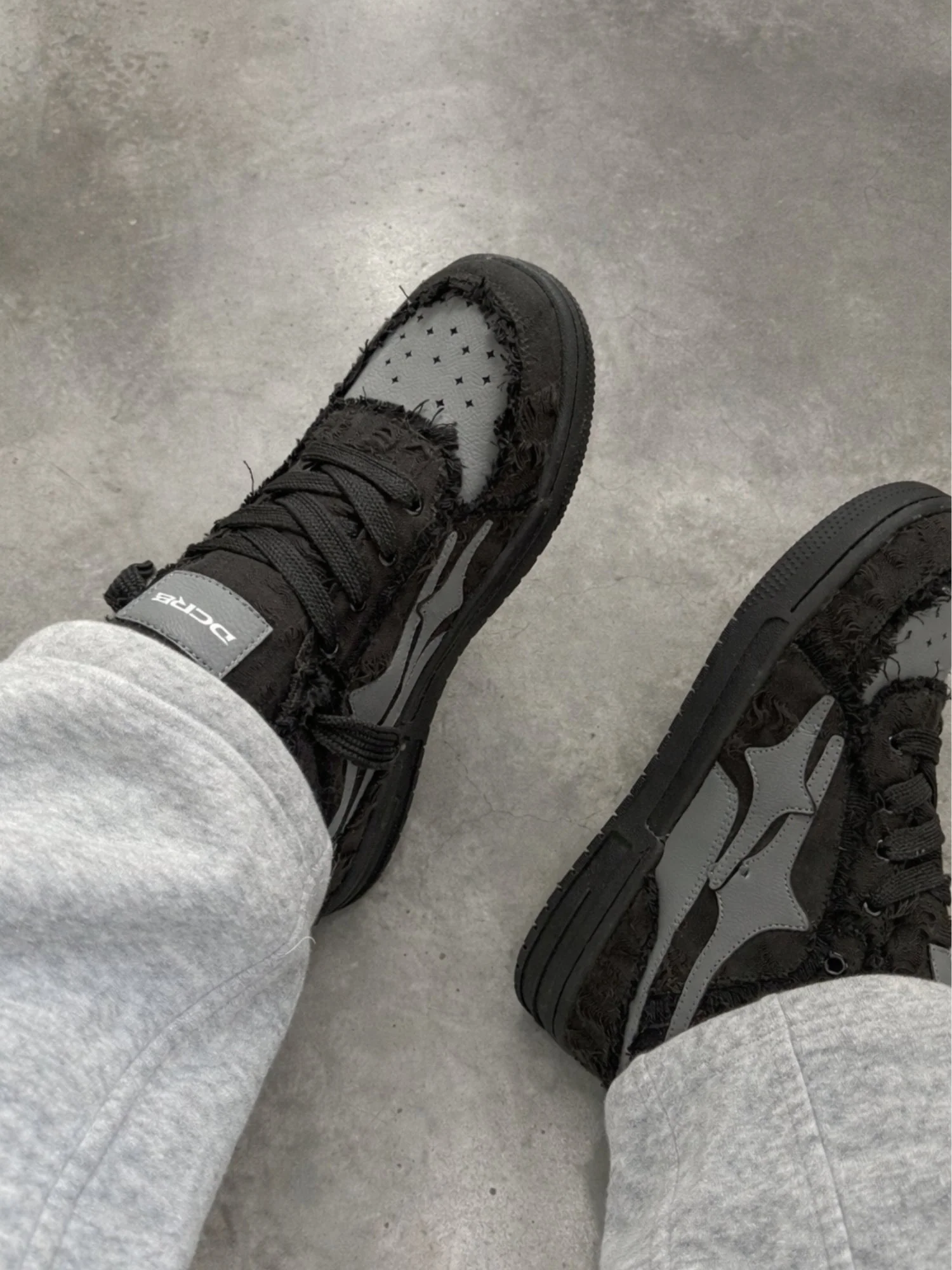 DCRB Broken Black Sneakers - Image 4