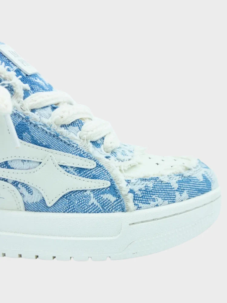 DCRB Broken Denim Sneakers - Image 3