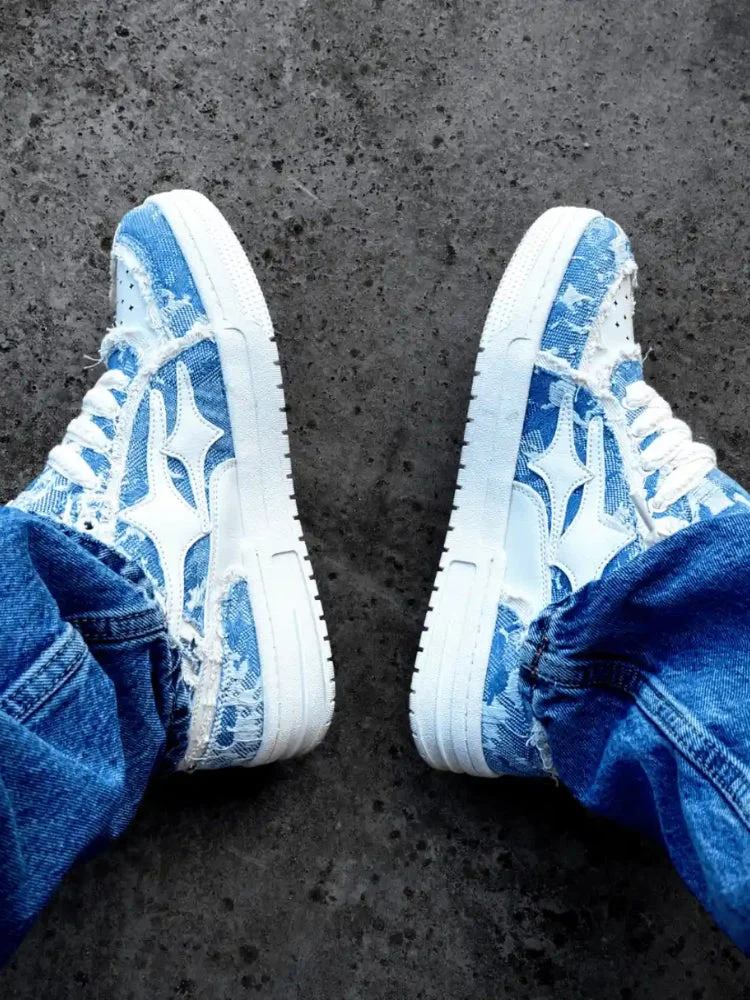 DCRB Broken Denim Sneakers - Image 7