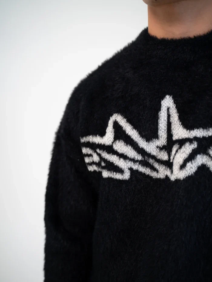Knitted Wool DCRB Sweater - Image 4